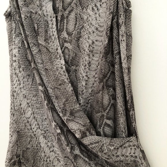 Michael Kors Snakeskin Sleeveless Top - Picture 2 of 5